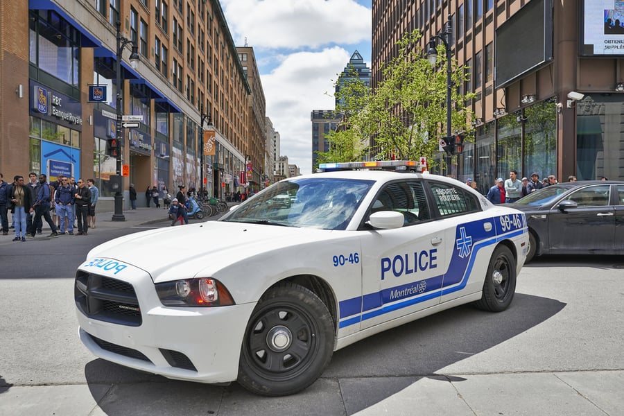 ניידת של משטרת מונטריאול
