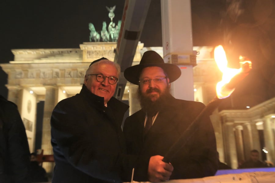 הנשיא הגרמני סגר מעגל עם הקהילה היהודית. תיעוד