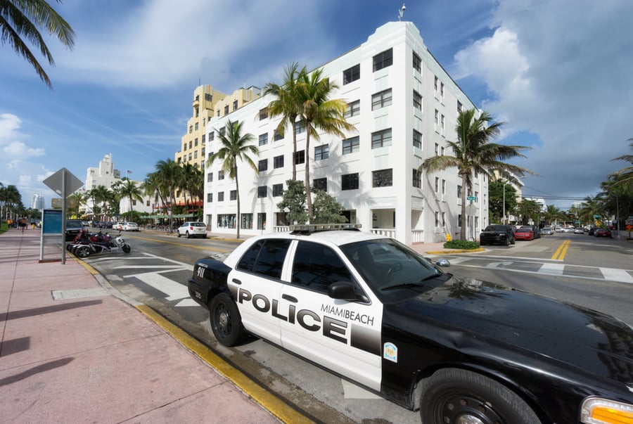ניידת של משטרת מיאמי ביץ'
