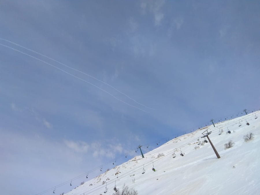 מעל להר חרמון: כיפת ברזל יירטה טילים שנורו לרמת הגולן