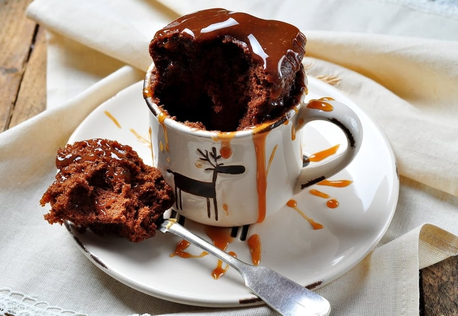 עוגת שוקולד ב-2 דקות