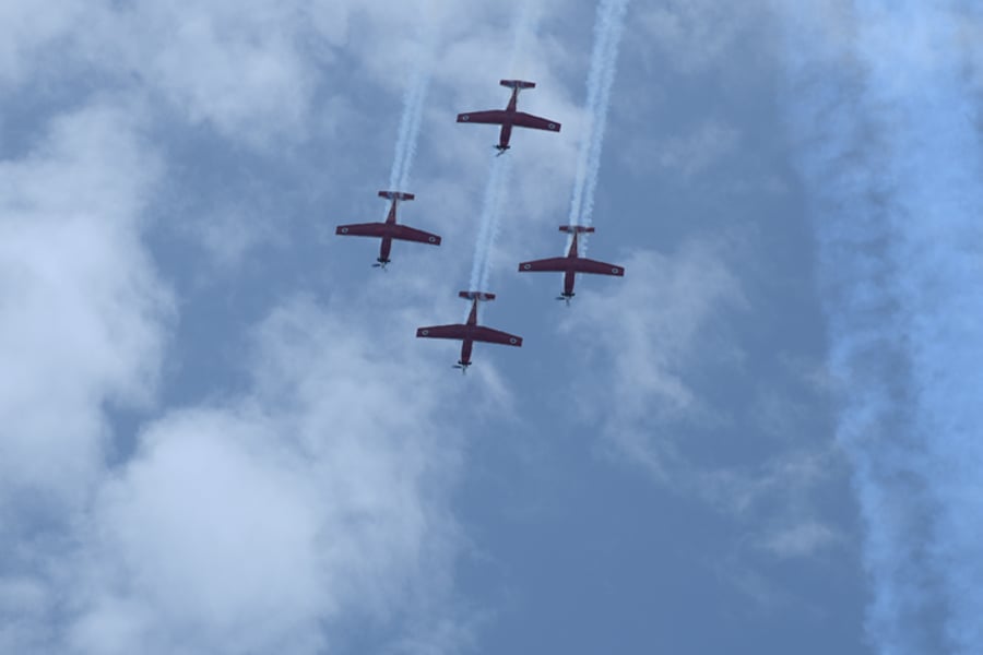 אימוני חיל האוויר לקראת מטס יום העצמאות