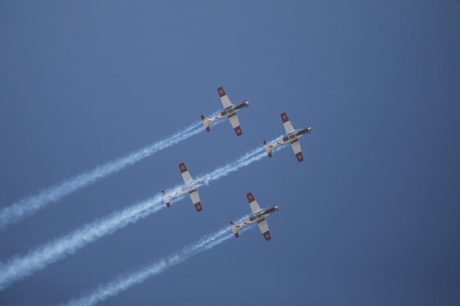 אימוני חיל האוויר לקראת מטס יום העצמאות