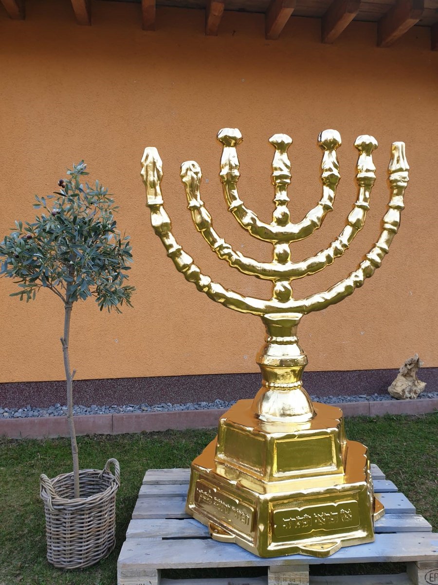 נכדי חיילי האס-אס תרמו מנורה לישראל לרגל חגיגות ה-71