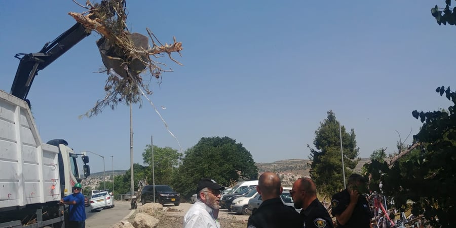 עשרות מדורות פורקו בירושלים - בגלל השרב