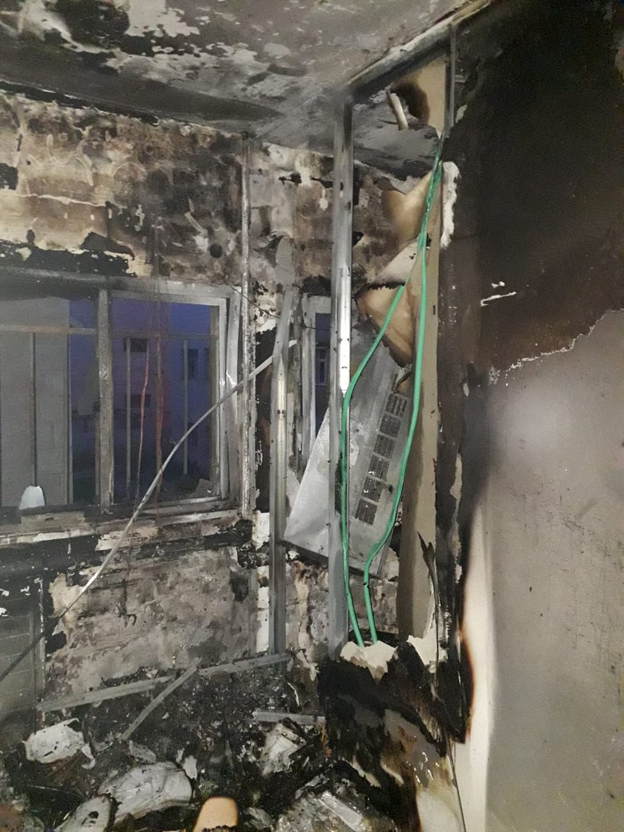 בית הספר 'בית מלכה' עלה באש בגלל מזגן