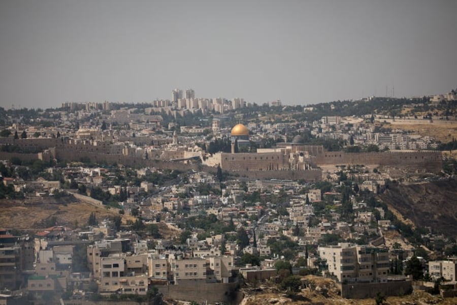 הנוף מטיילת ארמון הנציב בירושלים
