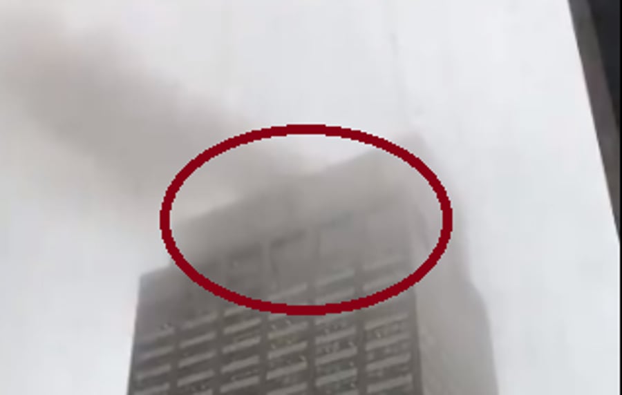 מסוק התרסק על בניין במנהטן - אדם נהרג