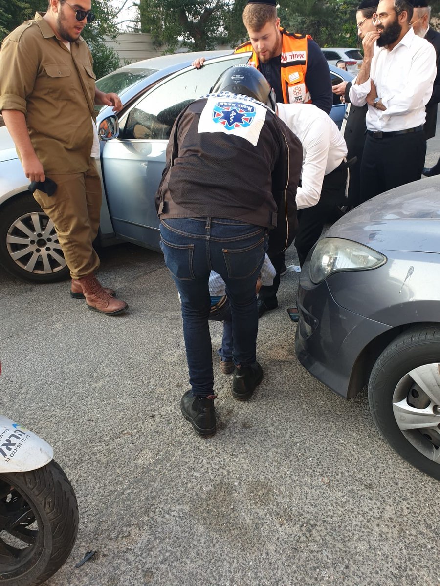 ילד חרדי בן 7 נפצע בתאונת דרכים במרכז ירושלים
