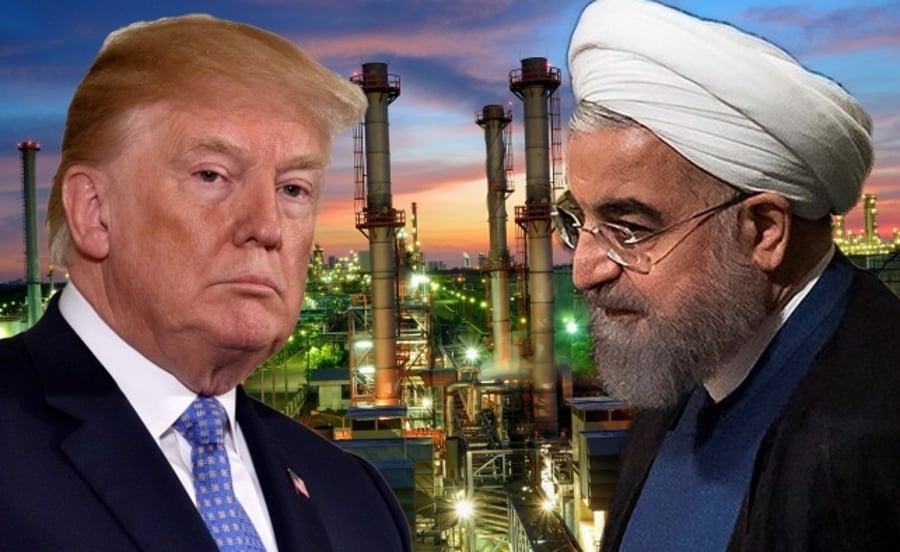נשיא איראן רוחאני ונשיא ארה"ב טראמפ