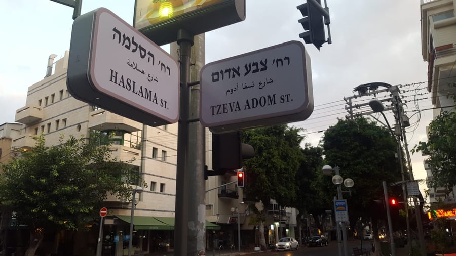 מחאה: "החמאס" ו"צבע אדום" - בתל אביב