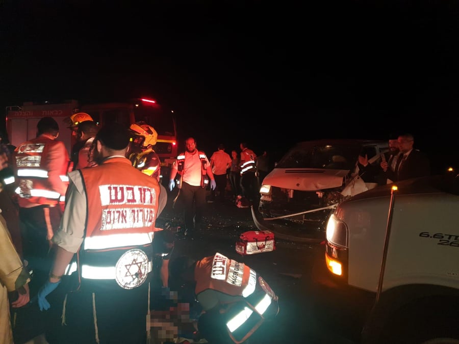 תאונה קשה בדרך מצפת למירון: 11 נפגעים, ביניהם חתן