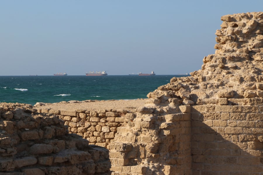 מבנה ארכאולוגי ליד חופי אשדוד