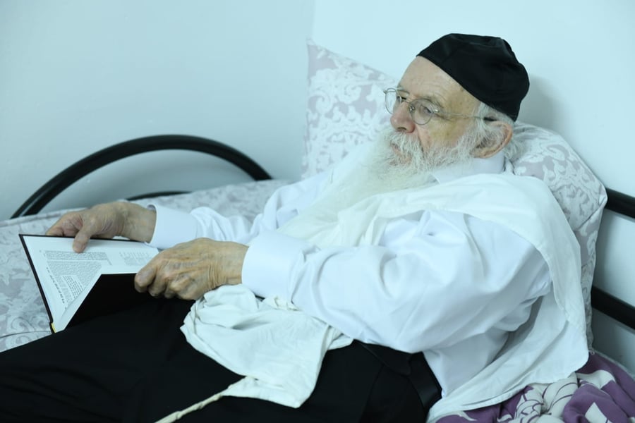 לימוד במיטה: הגאון רבי מאיר גריינמן בהושענא רבא