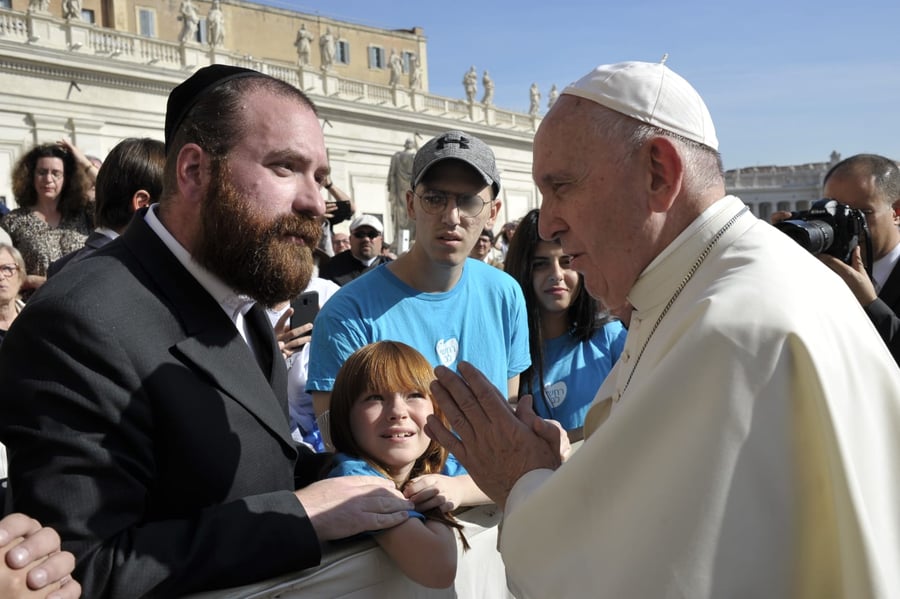 ילדים חולי סרטן התארחו אצל האפיפיור