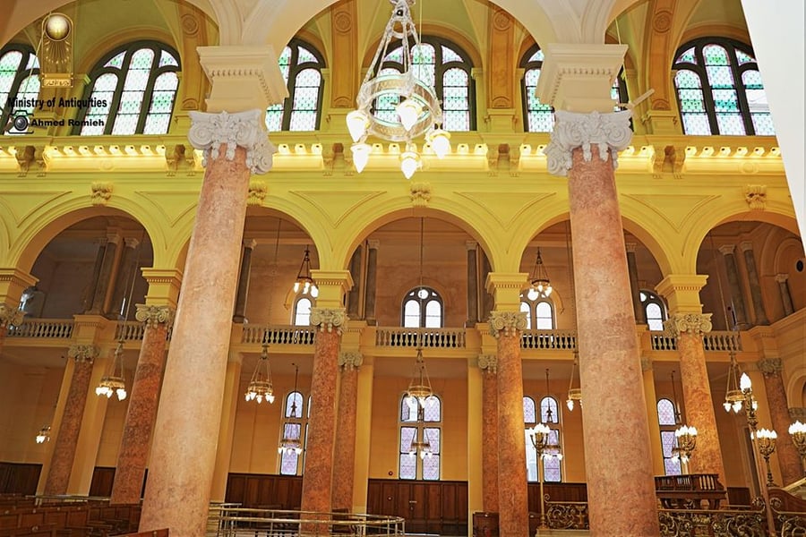 מפואר: המצרים שיפצו את בית הכנסת אליהו הנביא