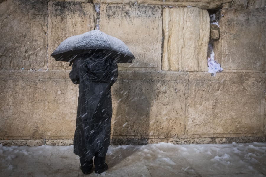 קרה ושלג בירושלים: ייתכן שהלימודים יתחילו באיחור