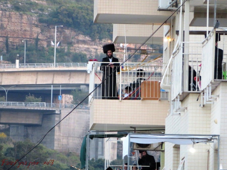 בחצרות ובמרפסות: כך התפללו תושבי קרית ויז'ניץ בחיפה
