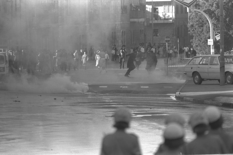 הפגנה במאה שערים, בשנת 1987