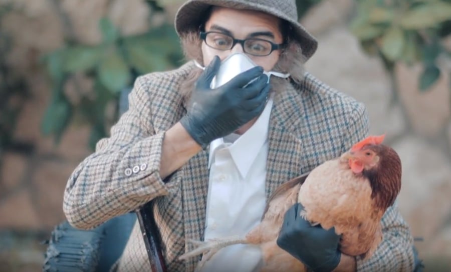 התרנגולת, המסכה והזקן: סרט חינוכי לילדים על הקורונה