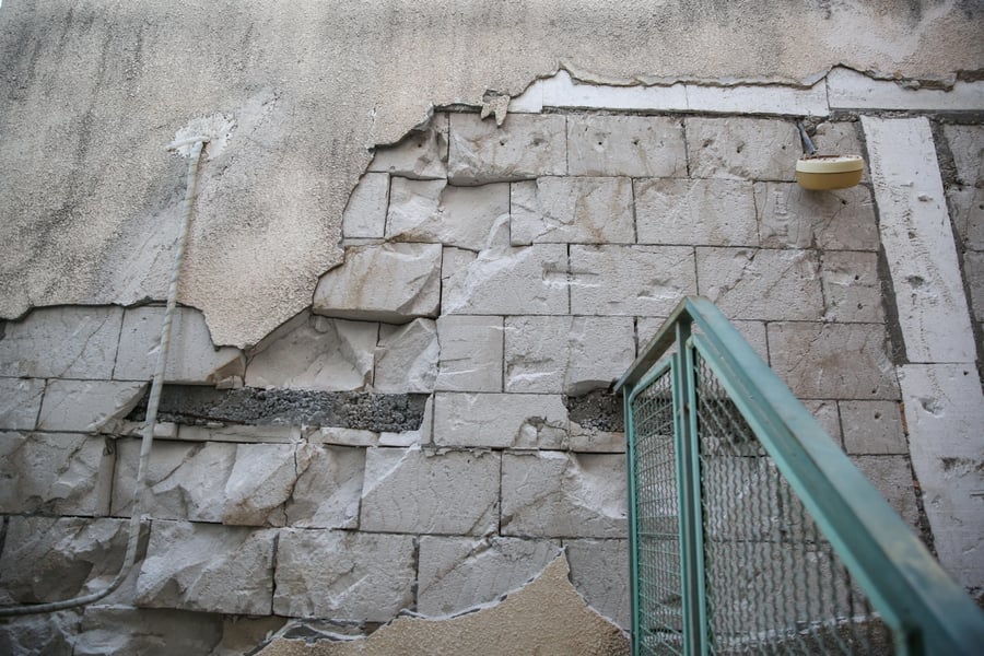 נזק בטבריה, ברעידת אדמה בשנת 2018
