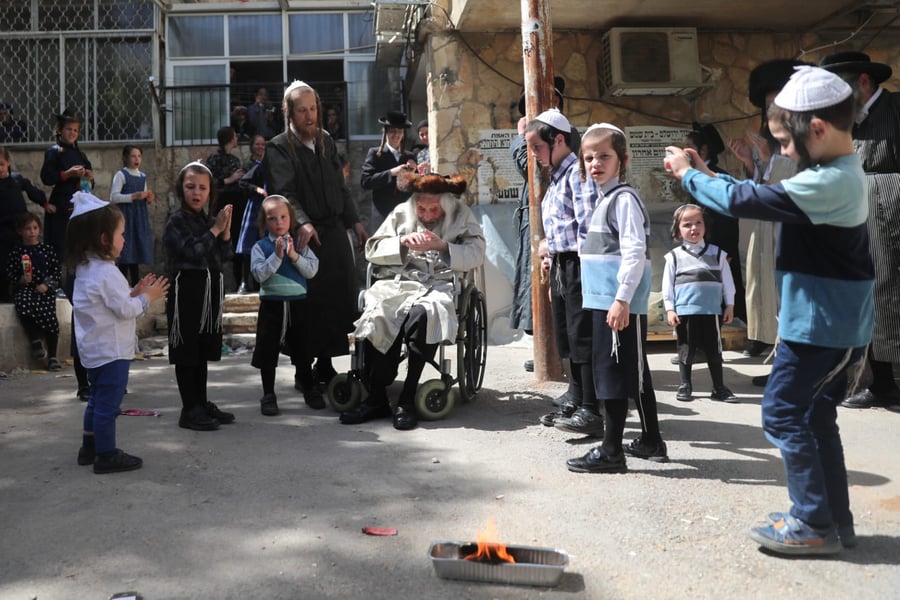 מרגש: החלאקה של הנכדים לניצול השואה