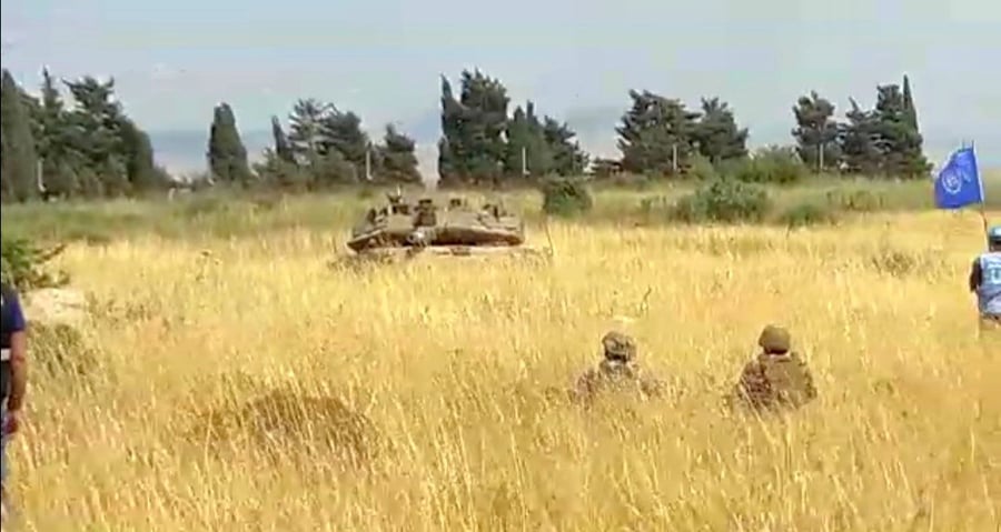 בלבנון: טנקים של צה"ל מול חמושים בRPG
