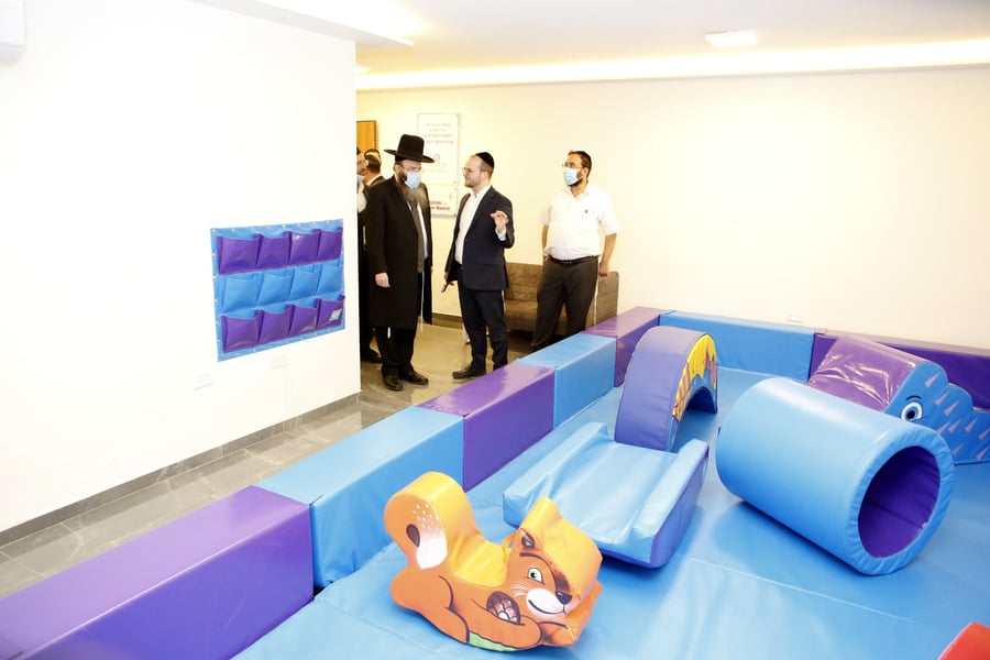 בשורה לילדים המיוחדים בירושלים ,נחנכה משחקיה טיפולית ייעודית