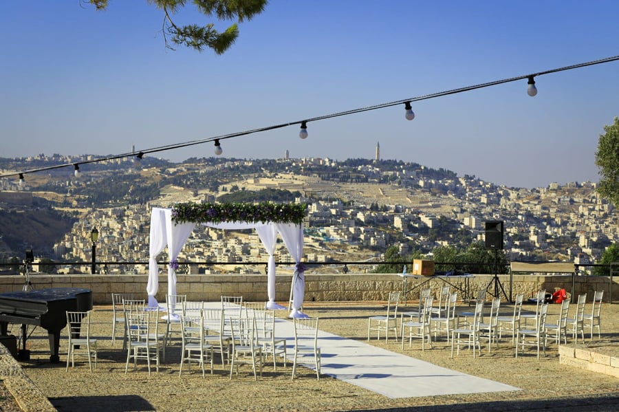 מיזם חדש: עיריית ירושלים תקיים חתונות באתרים מיוחדים