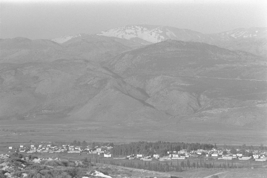 מושב כפר יובל למרגלות הר החרמון, 1980