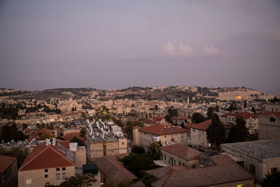 תצפית על ירושלים והר הבית, אתמול