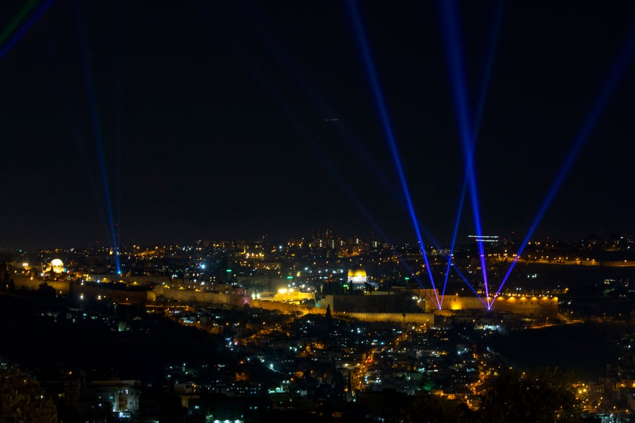 22 מיצגי אור בירושלים; תיעוד מואר במיוחד