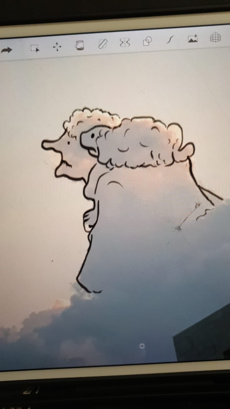 הציור של אוריאל פלד שהפך ל"אתגר הענן"