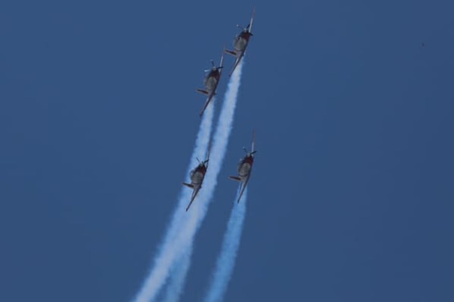 חיל האוויר נערך למטס יום העצמאות; צפו