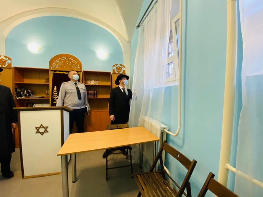 נחנך בית הכנסת המשופץ בבית הכלא הוותיק ברוסיה