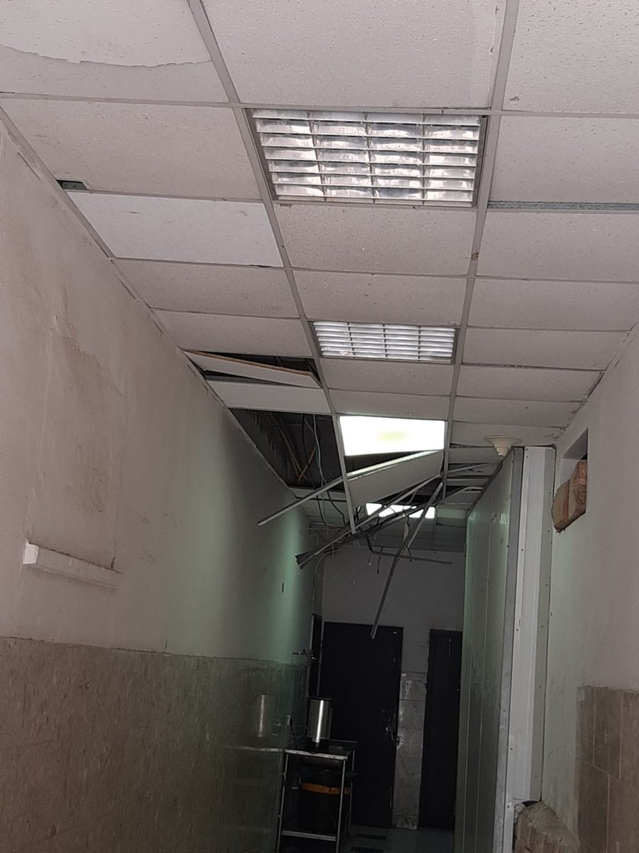 בזמן ביקורו של הרבי בישראל: הרס ונזקים בבניין הת"ת