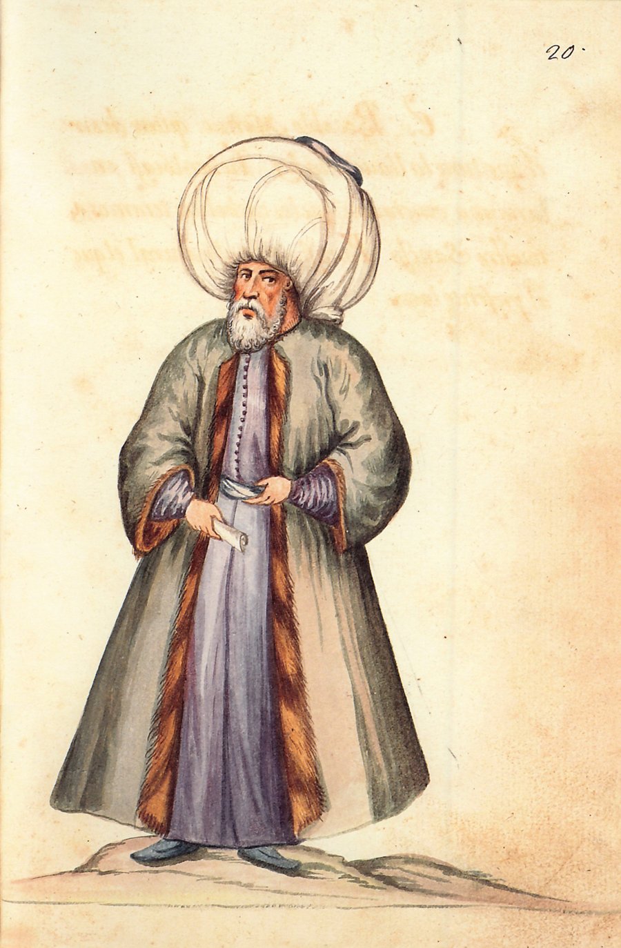 מופתי טורקי. ציור מהמאה ה-17