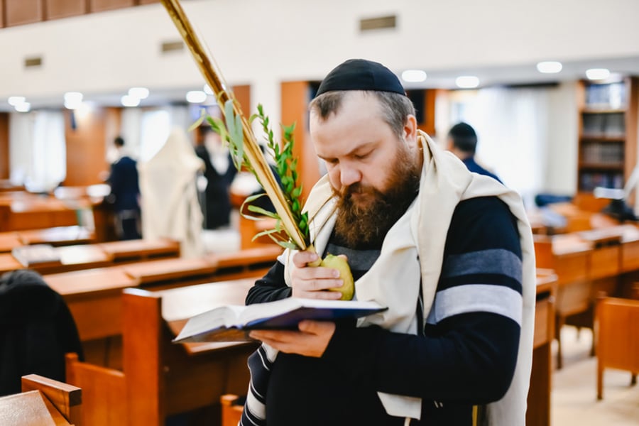 הושענא רבה בבית הכנסת המרכזי במוסקבה