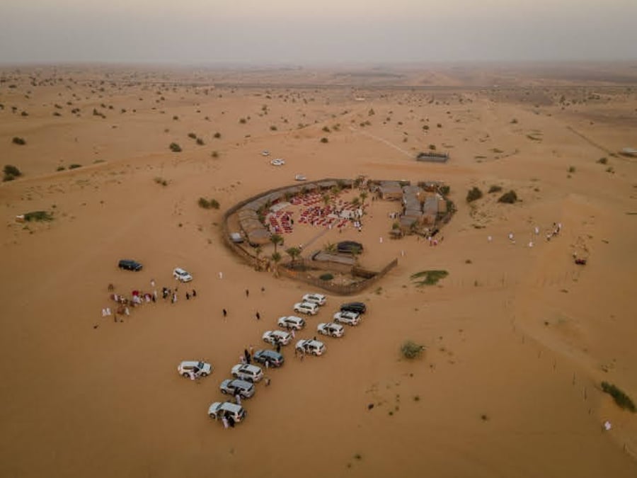 החתונה הגדולה בלב המדבר של דובאי • צפו