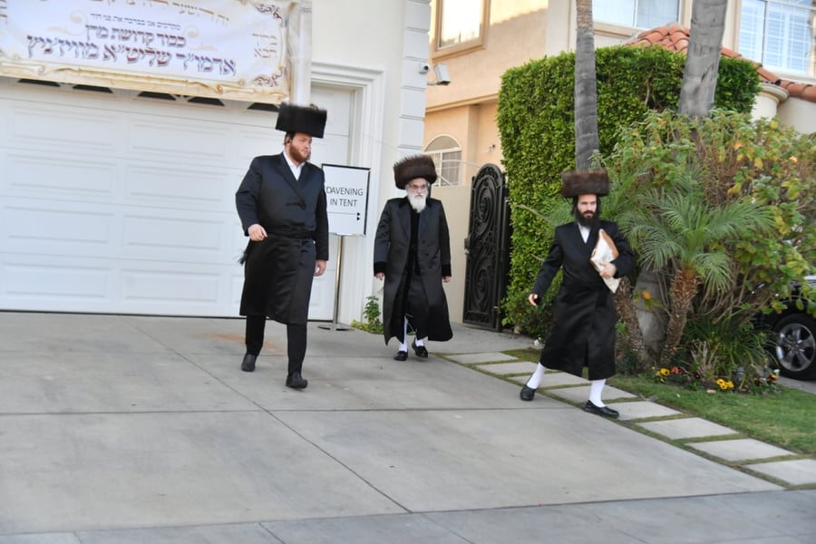 לטובת המוסדות בישראל: ביקורו של האדמו"ר מויז'ניץ בלוס אנג'לס