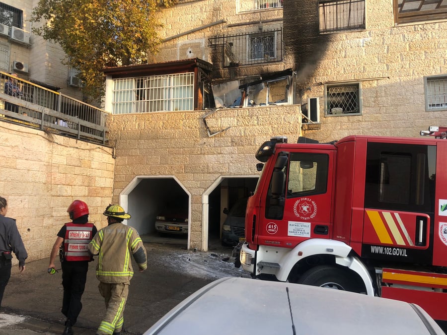 ירושלים: שריפה פרצה בבית כנסת, נגרם נזק