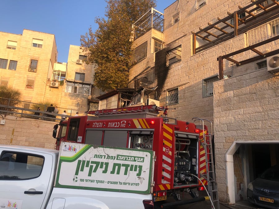 ירושלים: שריפה פרצה בבית כנסת, נגרם נזק