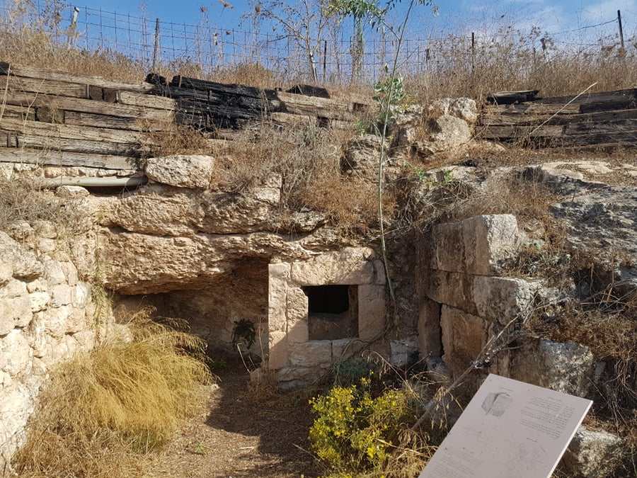 הקברים מתקופת החשמונאים בכביש 443 שחפר הארכיאולוג שמעון ריקלין