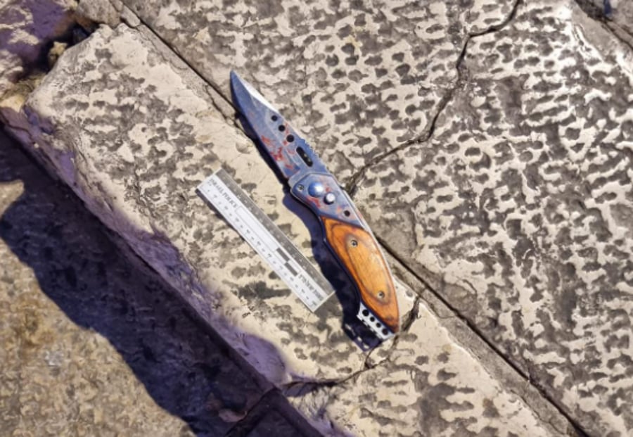 הסכין ששימשה את המחבל