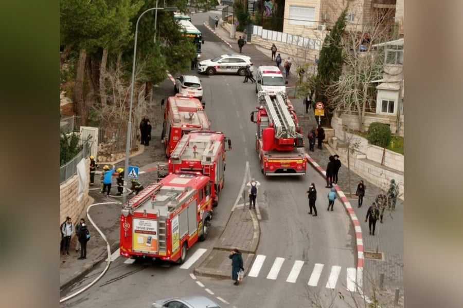 שריפה פרצה בבית ספר בירושלים; ללא נפגעים