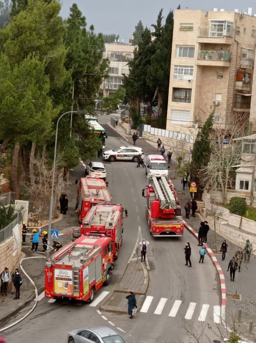 שריפה פרצה בבית ספר בירושלים; ללא נפגעים