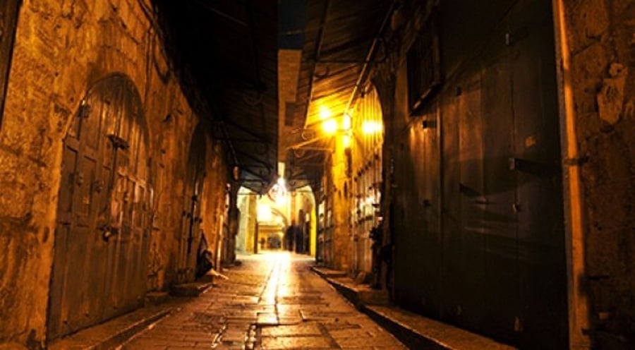 ירושלים, בלילה
