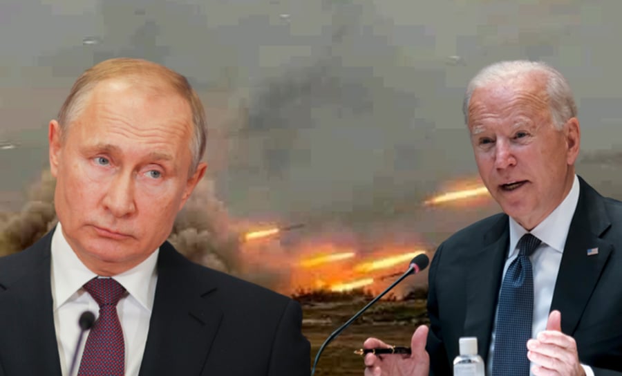 קייב עיקשת מול רוסיה • ביידן: עיצומים - או מלחמת עולם