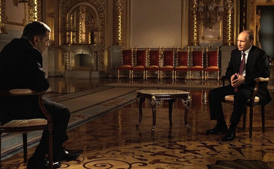 סולוביוב מראיין את הנשיא פוטין