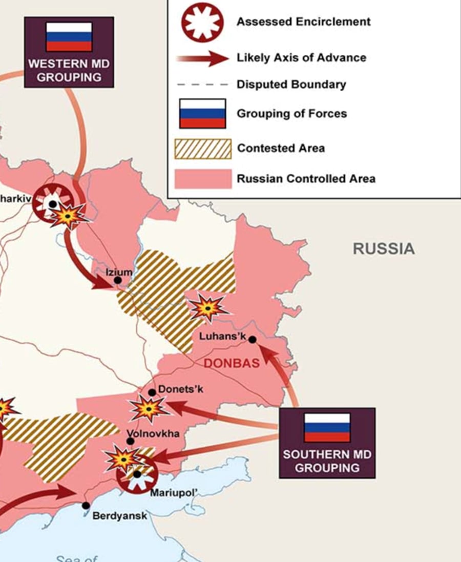 רוסיה בדרך לתבוסה? • עדכון המפות היומי